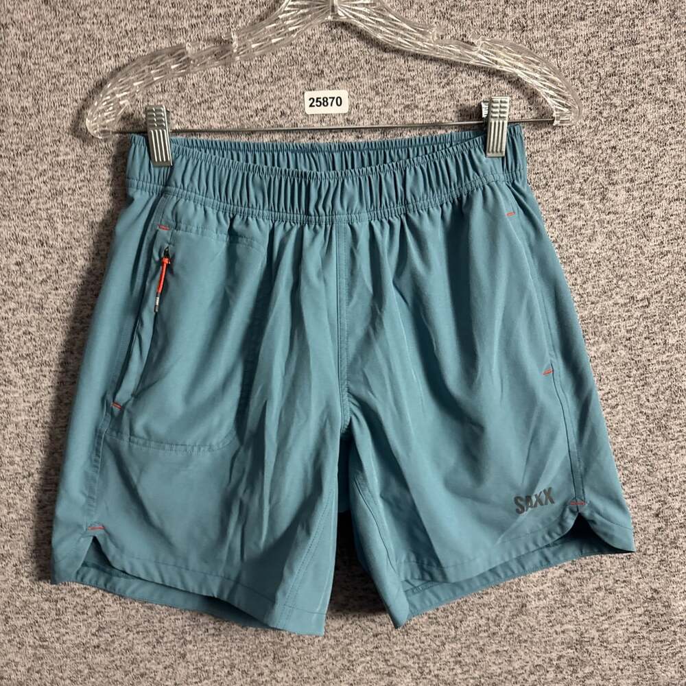 Saxx Men's Size Small 2N1 Gainmaker Ballpark Pouch Shorts 7" Lined